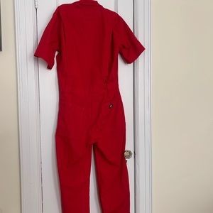 red dickies jumpsuit